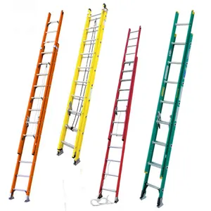 2 - 24 Aluminium Stap Glasvezel Stap Extension Ladder Met Extension Glasvezel