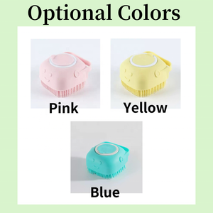 Sikat Mandi & Shower Mewah Ramah Lingkungan dari Silikon Lembut Antibakteri Alat Perawatan Hewan Peliharaan Profesional Pijat Busa untuk Anjing Kucing - Product Image 2