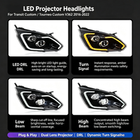 Ensemble de phares LED pour Ford Transit Tourneo Custom 2016-2022 avec projecteur DRL et clignotants séquentiels