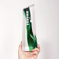 Trophée en cristal gravé avec logo personnalisé de taille professionnelle, technologie d'impression, pour l'honneur d'une équipe ou un souvenir personnel