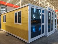 Maison préfabriquée moderne, durable, de qualité, extensible, en acier, écologique, imperméable, luxueuse, 5 chambres, 3 salles de bain