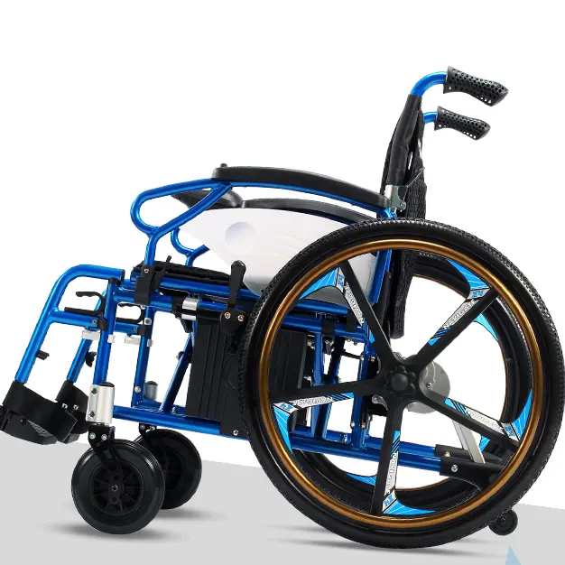 Cadeira de roda elétrica dobrável, design moderno de alta potência do motor cadeiras de rodas elétricas