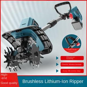 Mini garden tiller <b>cultivator</b> cordless household tools adjustable handle industrial-grade battery power supply - Product Image 4