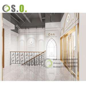 Tienda de Joyería Moderna personalizada, centro comercial, quiosco, Ideas interiores, escaparate de exhibición de joyería, joyería personalizada, Mostrador de tienda de madera, diseño de gabinete - Product Image 5