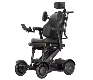 โรงงานนำเสนอรถเข็นไฟฟ้าพับได้คุณภาพสูงสำหรับทุกสภาพพื้นผิว พร้อมเบาะยกได้และพนักพิงสูงสำหรับผู้พิการ - Product Image 2