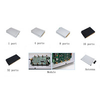 Lecteur RFID HECERE 13,56 MHz 4 ports ISO15693, portée de lecture de 35 cm, en aluminium, garantie de 2 ans pour table de poker (Windows/Android/Linux)