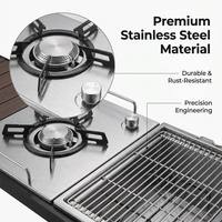 Système de cuisine mobile professionnel en acier inoxydable OEM personnalisé pour le camping - Fournisseur d'équipements pliables en alliage d'aluminium