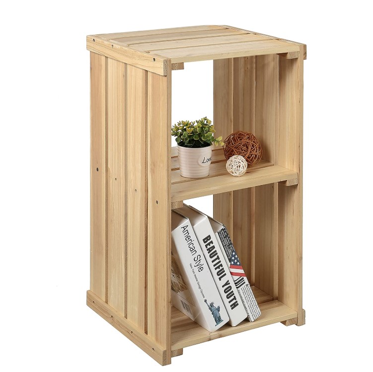 Натуральный кристалл крепкий и прочный, ручная работа, лучшая подставка деревянная обрешетка дизайн 2-слойный однотонные реквизит фон с деревянным забором для хранения стеллаж для хранения шкафчик