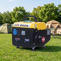 Générateur à essence compact BISON (CHINE) 50/60Hz, modèle professionnel à inverseur avec carburateur allemand BS950, 220V/380V, démarrage par lanceur