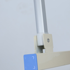 <b>Folding</b> Anti Fall <b>Bed</b> Rail Aluminum Alloy Four Position Children Elderly Dormitory <b>Bed</b> Handrail 10cm Mattress Height Blue - Product Image 2
