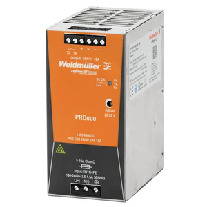 Alimentation électrique industrielle à découpage PRO ECO 240W 24V 10A, entrée CA 85-264V, fabriquée en Allemagne - Product Image 1