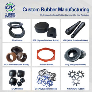 منتجات المطاط السيليكون المصنعة في المصانع وتصنيع قطع المطاط؛ قطع مطاطية مصبوبة مخصصة من EPDM وNBR - Product Image 3