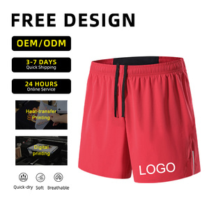 Pantaloncini da corsa per Cross <span class=keywords><strong>Country</strong></span> personalizzati da uomo sportivi a asciugatura rapida e traspirante per la maratona sportiva estiva per allenamento Fitness - Product Image 5