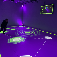 Projection interactive jeux au sol projecteur de sol actif pour salle sensorielle