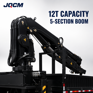 Grue mobile articulée SINOTRUK HOWO 6x4 <span class=keywords><strong>de</strong></span> 12 tonnes, vente chaude, grue montée sur camion JQCM, <span class=keywords><strong>meilleur</strong></span> prix direct usine - Product Image 3