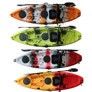 <span class=keywords><strong>Kayak</strong></span> de pêche rotomoulé monoplace en HDPE de haute qualité, large et stable, avec porte-pagaie, en promotion - Product Image 5