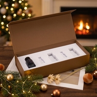 Emballage de luxe pour flacon de parfum et boîte cadeau magnétique avec logo personnalisé pour coffret découverte de parfums, boîte en papier