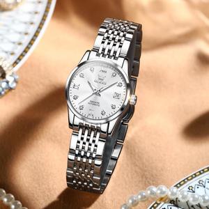 OLEVS 6673 diamante quadrante meccanico da <span class=keywords><strong>donna</strong></span> semplice moda calendario classico da <span class=keywords><strong>donna</strong></span> orologio automatico di lusso da <span class=keywords><strong>donna</strong></span> <span class=keywords><strong>orologi</strong></span> da <span class=keywords><strong>donna</strong></span> - Product Image 5