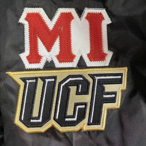 Tissu sergé adhésif de support de couleur <span class=keywords><strong>rouge</strong></span> chaud pour le <span class=keywords><strong>maillot</strong></span> de broderie pour les vêtements de hockey sur glace de <span class=keywords><strong>maillot</strong></span> de baseball - Product Image 6