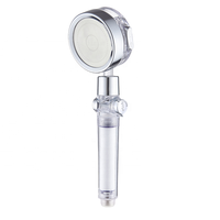 Pommeau de Douche Rotatif à 360 Degrés Haute Pression avec Jet et Pulvérisation Massante en ABS, Idéal pour Hôtels, Conception Portable