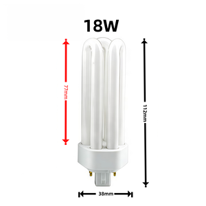 Lámpara <span class=keywords><strong>Fluorescente</strong></span> de 13W 3U de Buena Calidad, Bombilla CFL de Ahorro de Energía con 4 Pines para el Hogar - Product Image 5