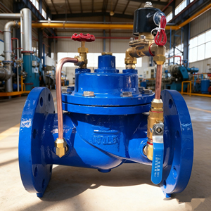 200X thí điểm kiểm tra van thủy lực giảm áp Van điều khiển DN50-DN300 cổng 2in ổ cắm gang có thể điều chỉnh mực nước - Product Image 4