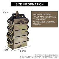 Pochette pour chargeurs Sinairsoft personnalisée de haute qualité en nylon et polyester, accessoires de chasse Molle, chargeurs 5.56/7.62, étanche
