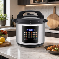 Cuisinière électrique multifonctionnelle 18-en-1 de 6,0 litres pour la maison, petits appareils électroménagers de cuisine