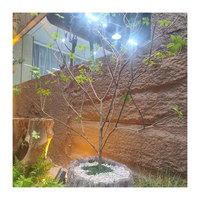 Fausse pierre de luxe PU imperméable 3D Panneau mural décoratif feuille de placage de pierre