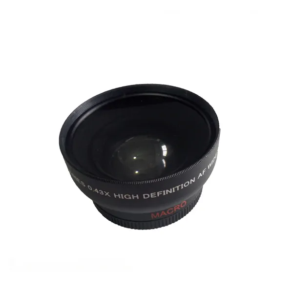 Obiettivo grandangolare ad alta definizione 0.43x AF per obiettivo accessori per fotocamere mobili Canon dslr