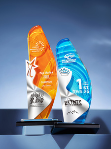 New Product Colorful Customized Gift Crystal Souvenir Crafts Trophy