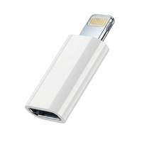 Adaptateur Type C vers Micro USB et Apple 8 broches, convertisseur OTG portable pour la charge et le transfert de données pour téléphone, tablette, ordinateur portable