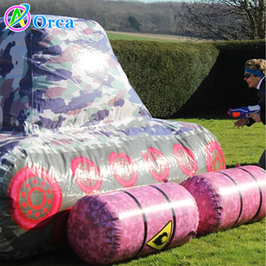 Mur gonflable coloré, flèche de marquage, aire de jeu gonflable, terrain de paintball, bunkers de camouflage, terrain de bataille gonflable - Product Image 2