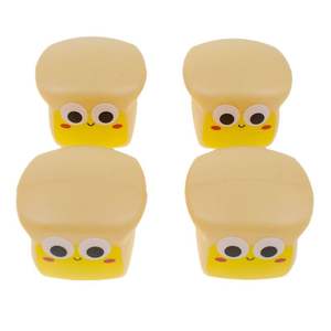 Yaratıcı gıda oyun Mini ekmek şekli geri cep araba yenilik oyuncak plastik 1:5 ölçekli - Product Image 4