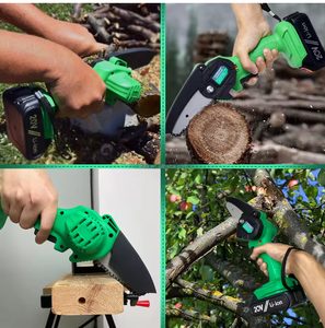 Tronçonneuse électrique sans fil à batterie lithium-ion efficace, coupe de précision des arbres, deux batteries - Product Image 5