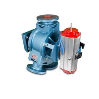 Vanne de contrôle de débit de matériau en vrac solide général pneumatique en acier inoxydable poudres personnalisables produits granulaires déviateur de prise
