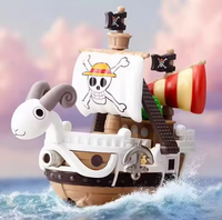 Nouvel Arrivage 100% Authentique One Piece The Grand Line Vehicles Series Bateau de Luffy Figurines d'Anime Japonais Boîte Mystère Jouet Décoratif