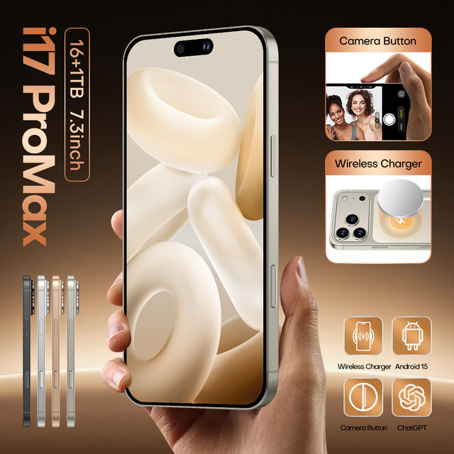 2025 New 16GB+1TB Promax Smartphone with Snapdragon8Gen3 5G and LTE Deca Core CPU HD Screen 108MP Rear Camera in Spanish