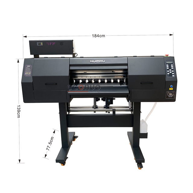 4-Head DTF Printer Epson I3200 A1 Four Heads  DTF Pigment 9 Fluorescent Colors Printer With Powder T-Shirt Digital Printing