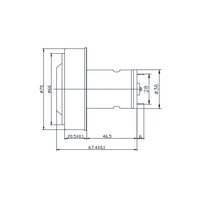 Moteur d'aspiration 12V à 24V DC, ensemble moteur de nettoyage avec emballage en vrac et délai de livraison stable pour les distributeurs en gros
