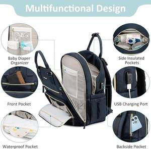 Muestra Gratuita de Bolsas de Viaje Multiusos para Madres Lactantes, Juego de Cuatro Piezas de Bolsas para Pañales de Bebé - Product Image 4