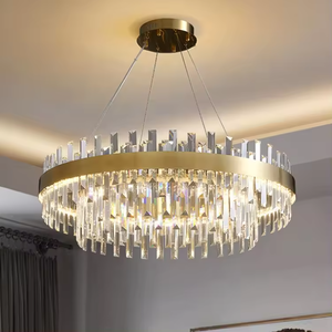 Zèle d'éclairage nordique moderne fumé marocain verre soufflé à la main led suspensions pour le salon - Product Image 2