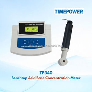 Analizador Digital de Concentración de Ácidos y Bases para Laboratorio, Sensor de Concentración de Ácido-Básico PFA, Prueba NAOH, CaCl2, NACL, HNO3, HCL, <span class=keywords><strong>H2SO4</strong></span> - Product Image 1