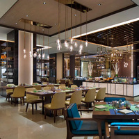 Meubles de restaurant d'hôtel de luxe sur mesure, table de banquet, chaise, armoire de buffet, fabrication directe en usine, OEM