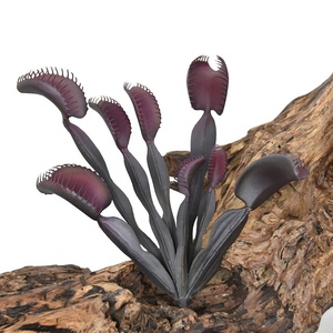 Nouvelle arrivée petite plante d'herbe en plastique artificielle Venus Flytrap pour la décoration de paysage - Product Image 4