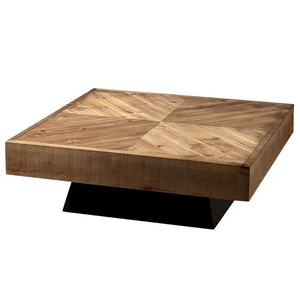 Đồ Nội Thất Bắc Âu Đồ Nội Thất Phòng Khách Rắn Gỗ Tấm Nối Bàn Trà Tự Nhiên Vuông Bàn Cà Phê Sofa End Bảng - Product Image 1