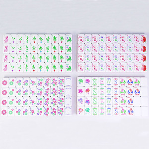 American <strong>Mahjong</strong> Tiles Luxury Oh 4 Layer Acrylic <strong>Mahjong</strong> <strong>Set</strong> Engraved My Custom Pink <strong>Mahjong</strong> Tile <strong>Set</strong> Carved 160 Modern Travel - Product Image 6