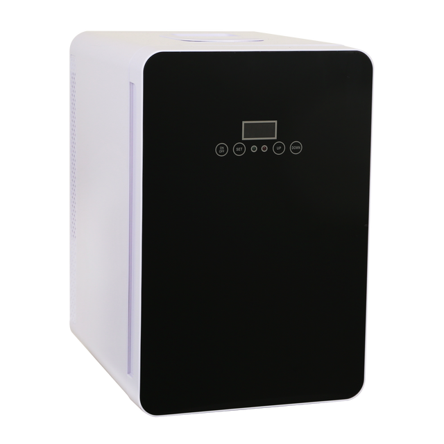 15l Mini Fridge Portable Glass Door Digital Display Warm and Cold Low Noise Ac Dc 12v for Car Home