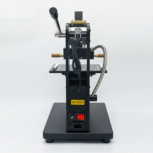 鉛筆PUレザーロゴ商標木製マーキングおよびブランディングマシンウォレットヒートプレス90XTS用ホットフォイルスタンピングマシン - Product Image 3