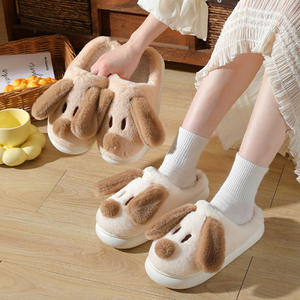 Inverno da uomo soffice-Outdoor per pantofole <span class=keywords><strong>con</strong></span> Design per cani carino nuovo peluche per pantofole <span class=keywords><strong>con</strong></span> suola EVA calda per uso domestico - Product Image 3